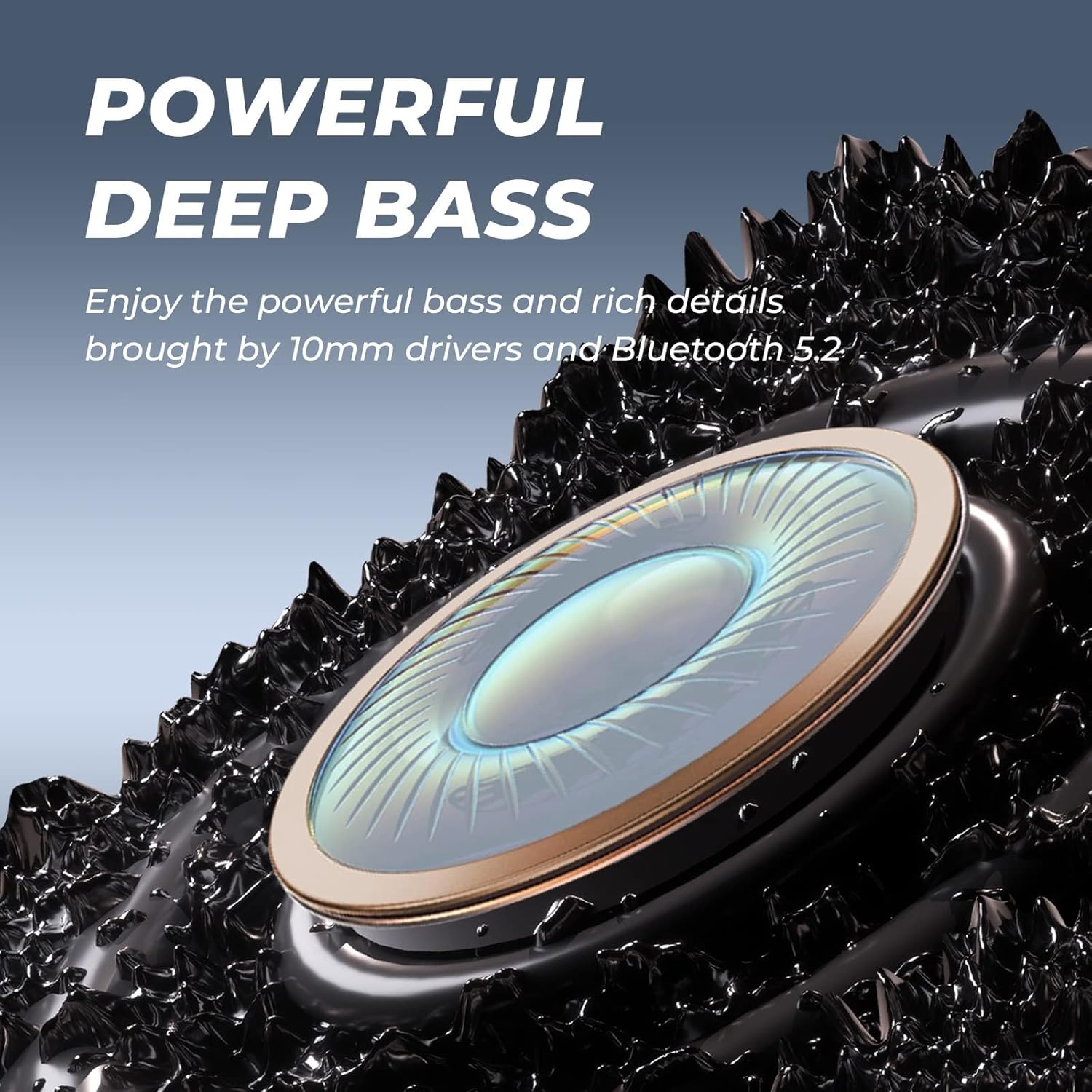 N18 Neckband Bluetooth Earbuds, Wireless Bluetooth 5.2 Headphones with Microphone, Ultra-Lightweight Comfort, IPX7 Waterproof, Deep Bass Strong Beat, 20H Playtime, Magnetic Earphones (Black) - Image 3