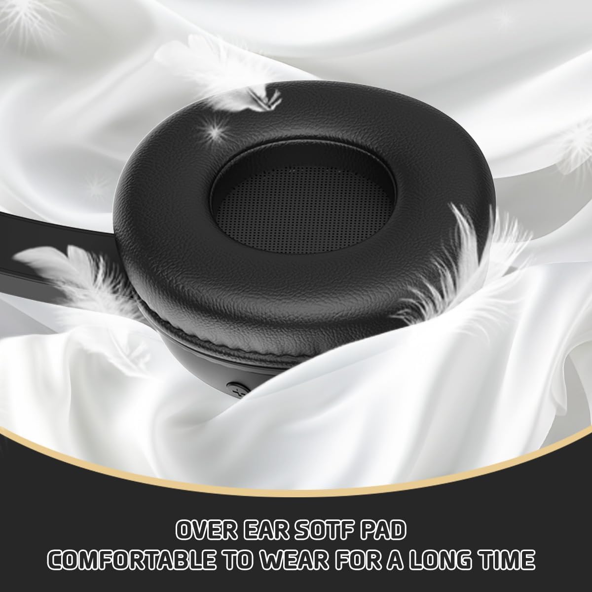 Kids Bluetooth Headphones,Kids Wireless Headphone with 85dBVolume Limiter, 30H Playtime, Adjustable Headband,Over-Ear Headphones for Kid School Online Class Travel - Image 8