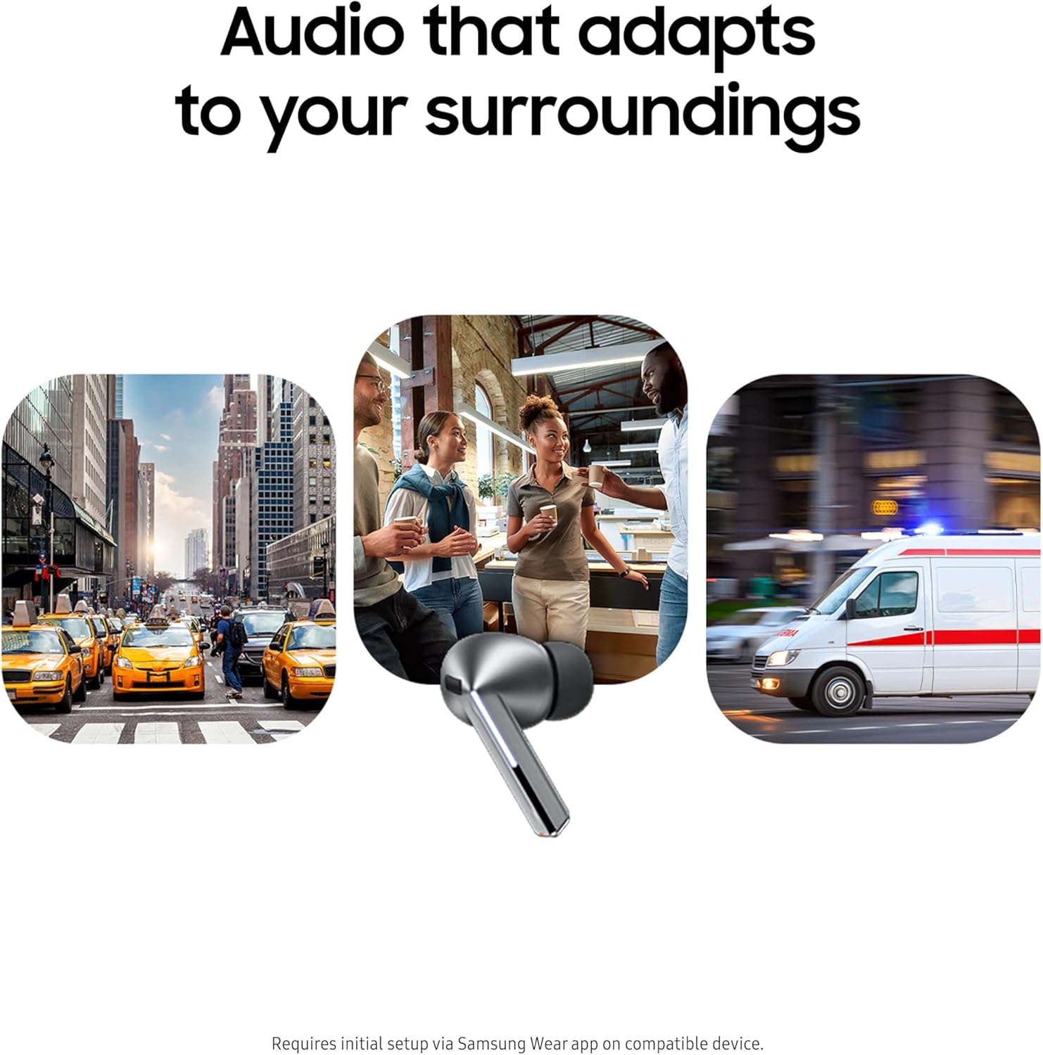 Samsung Galaxy Buds 3 Pro AI True Wireless Bluetooth Earbuds, Noise Cancelling, Sound Optimization, Redesigned Comfort Fit, Silver (US Version, Amazon Exclusive, 2Yr Warranty) - Image 4