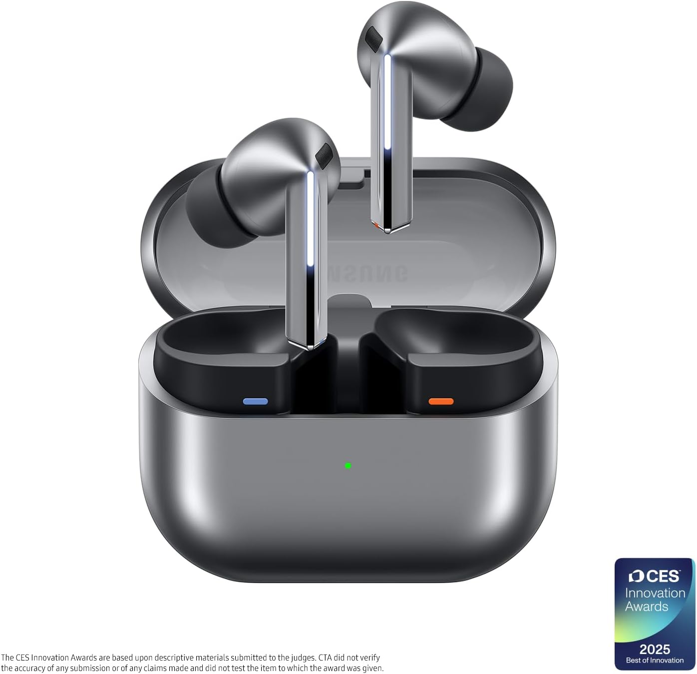 Samsung Galaxy Buds 3 Pro AI True Wireless Bluetooth Earbuds, Noise Cancelling, Sound Optimization, Redesigned Comfort Fit, Silver (US Version, Amazon Exclusive, 2Yr Warranty) - Image 2