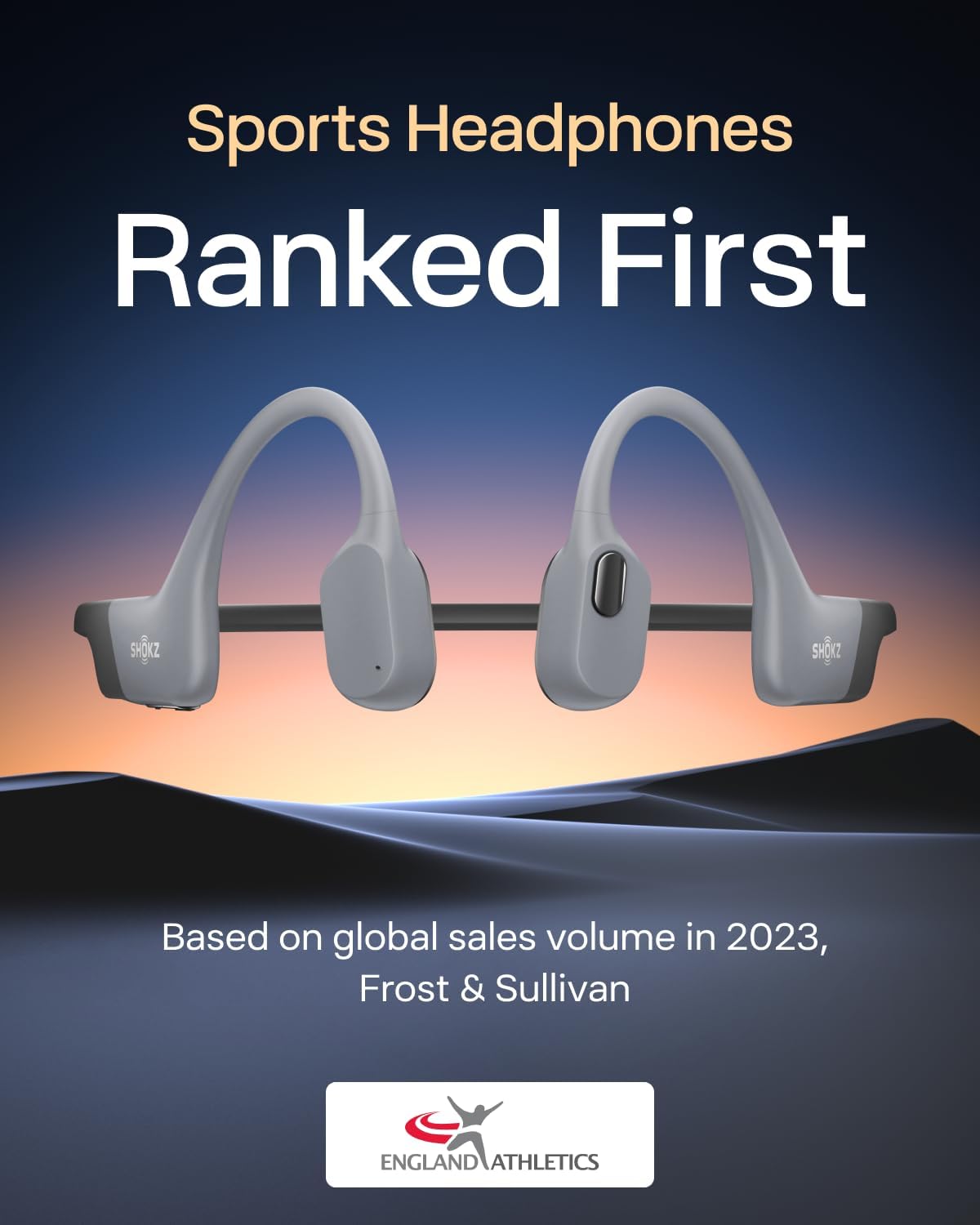 SHOKZ OpenSwim Pro - Open-Ear Bluetooth & MP3 Bone Conduction Sport Headphones, Swimming Headphones, IP68 Waterproof, Grey - Image 3