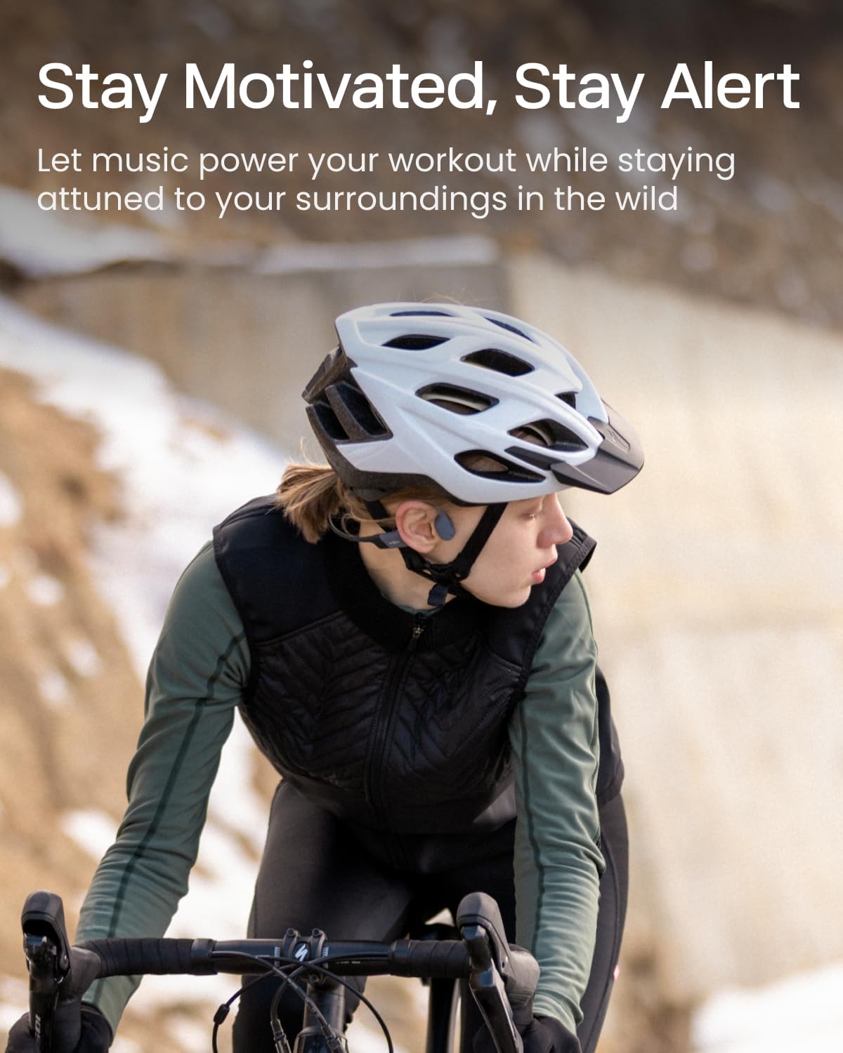 SHOKZ OpenSwim Pro - Open-Ear Bluetooth & MP3 Bone Conduction Sport Headphones, Swimming Headphones, IP68 Waterproof, Grey - Image 6