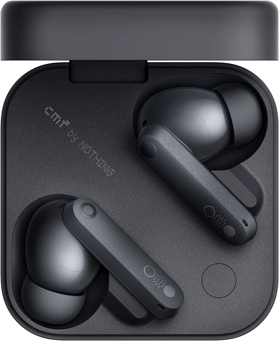 CMF Buds Pro 2 Wireless Earbuds with Smart Dial, 50dB Hybrid Noise Cancelling Earbuds Wireless Bluetooth 5.3, 11mm Bass with LDAC, 6 Hi-Res Audio Mics, 43H Playtime, Fast Charging Case, Dark Grey - Image 2