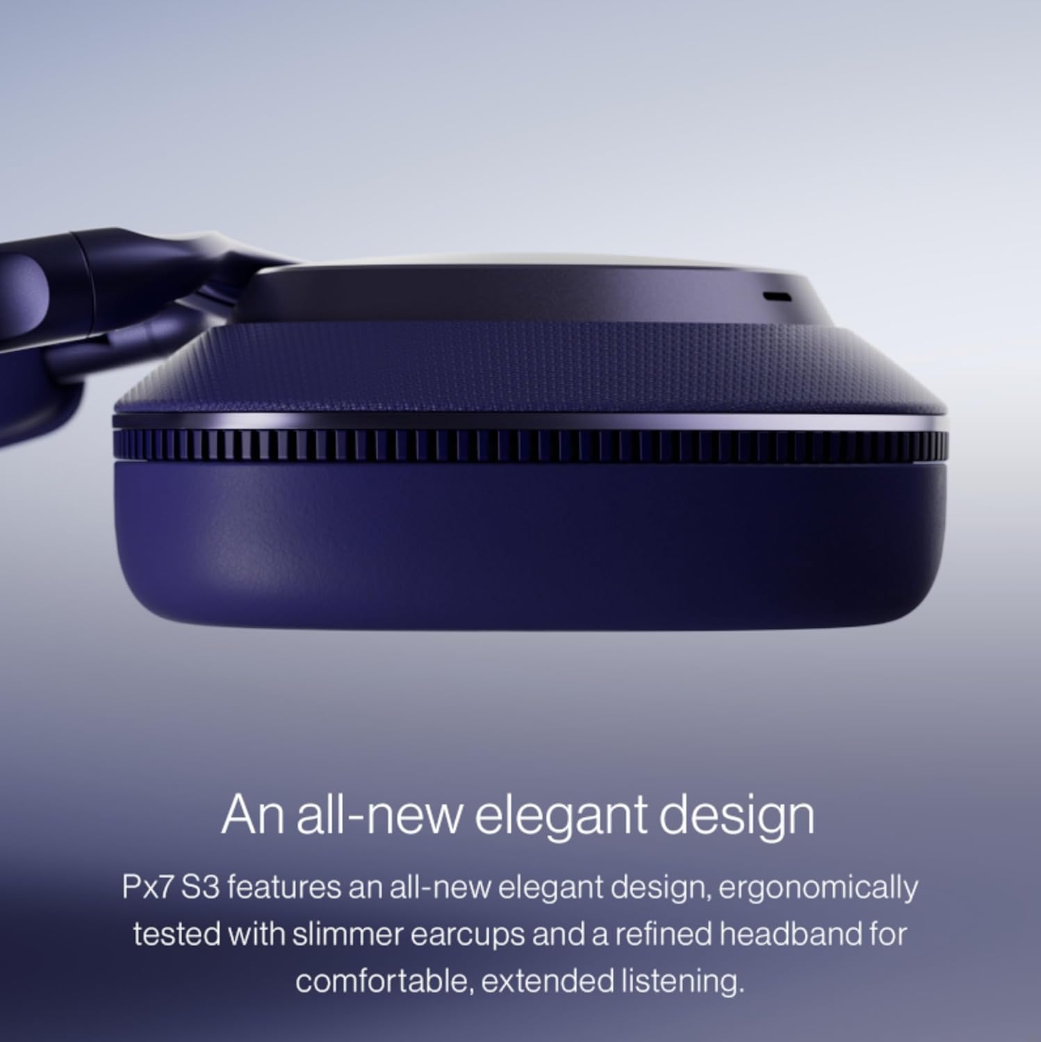 Bowers & Wilkins Px7 S3 Wireless Headphones Over Ear Noise Cancelling, Active Noise Cancelling & Transparency Mode, Hi-Res Sound, Bluetooth, 30-Hr Playtime, Quick Charge, Anthracite Black - Image 7