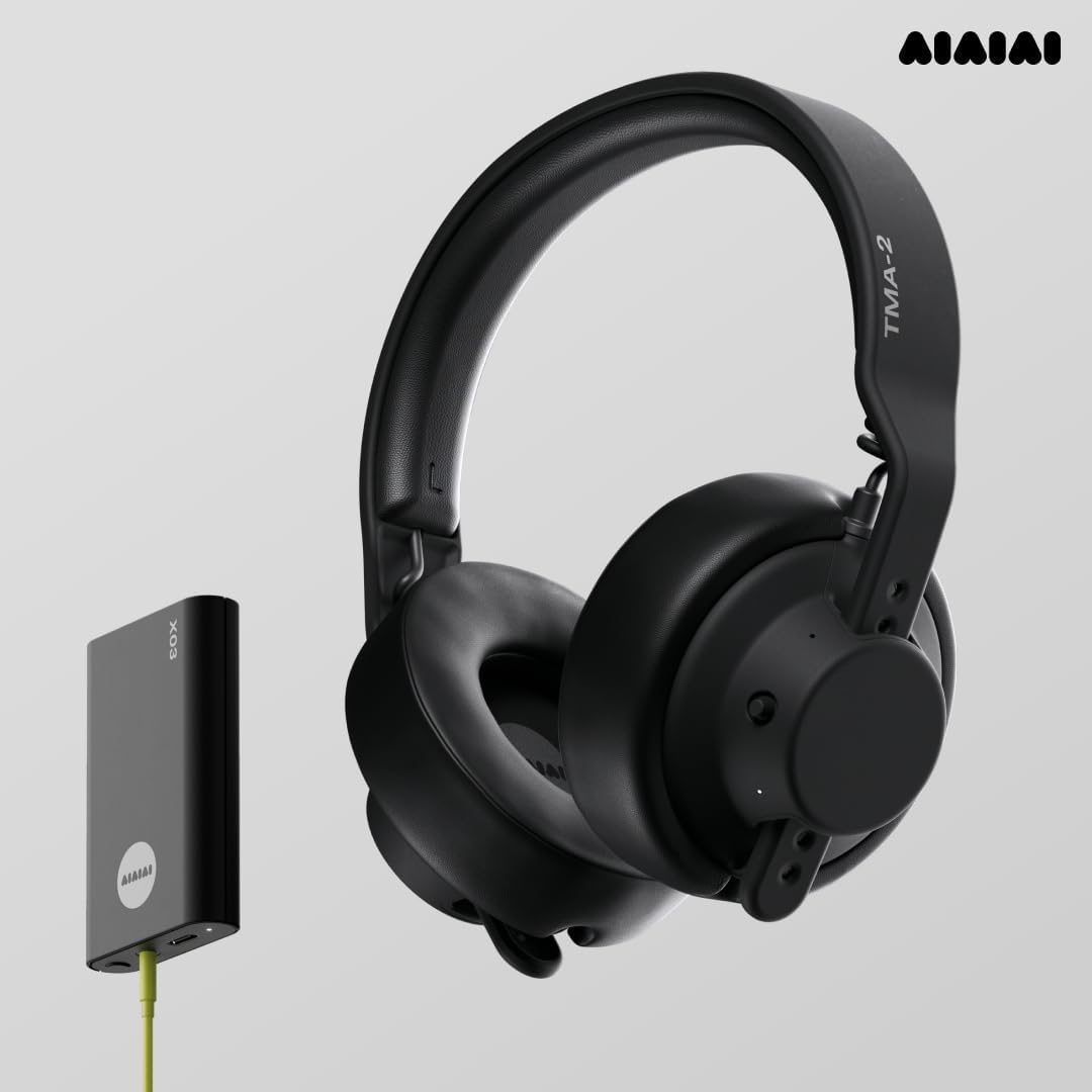AIAIAI TMA-2 Professional Studio Wireless Headphones, Ultra Low Latency W+ Link, Modular with 40mm Bio-Cellulose Drivers, 20–40H Battery, Memory Foam Ear Pads, and Bluetooth - Image 3