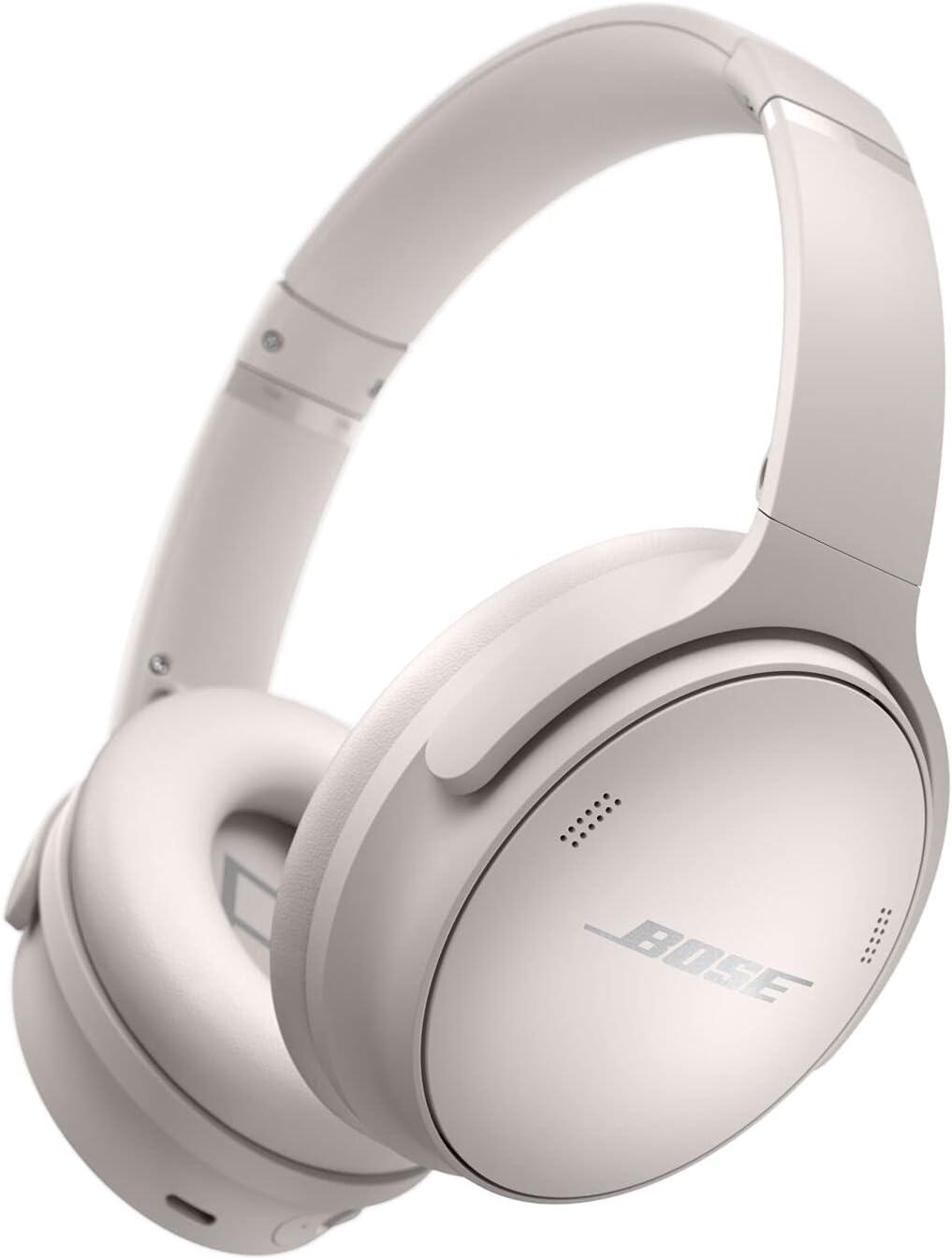 Bose QuietComfort 45 Noise Canceling Bluetooth Headphones (White Smoke) (Renewed) - Image 2